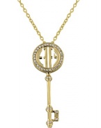 Effy Jewlery Effy Signature Yellow Gold Diamond Key Pendant, .22 TCW