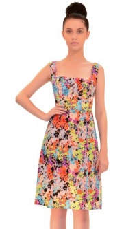 Nanette Lepore Women's Firecracker Printed Dress Floral Multi 6