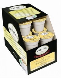 Twinings Earl Grey Decaffeinated Tea, K-Cup Portion Pack for Keurig K-Cup Brewers, 24-Count