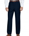 Ralph Lauren Navy Blue Dress Pants 42 x 32 Pleated Trousers