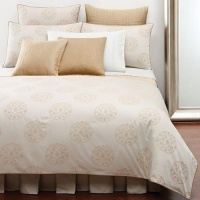 Barbara Barry Floating Lotus Gilded King Duvet Neutrals