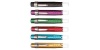 Charles Leonard Inc. Chalk Holder, Aluminum, Assorted Colors with Chalk, 1/Card (74545)