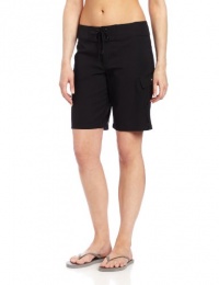 JAG Women's Solid Long Board Short