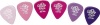 Dunlop Delrin Pick, .96mm (Dark Pink), 12 pack (41P.96)