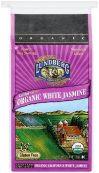 Lundberg Organic California White Jasmine Rice, 25-Pound