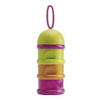 Beaba Stackable Formula and Snack Containers in Sorbet