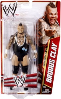 Mattel WWE Wrestling Basic Series 27 Action Figure #23 Brodus Clay