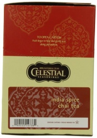 Celestial Seasonings India Spice Chai,  K-Cup Portion Pack for Keurig K-Cup Brewers, 24-Count