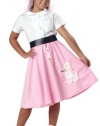 Poodle Skirt Girl's Costume, Large, One Color