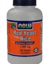 NOW Foods Red Yeast Rice Extract 1200mg, 120 Tablets