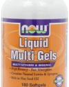 Now Foods Liquid Multi Softgels, 180-Count