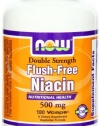 Now Foods Flush Free Niacin 500mg, Veg-Capsules, 180-Count