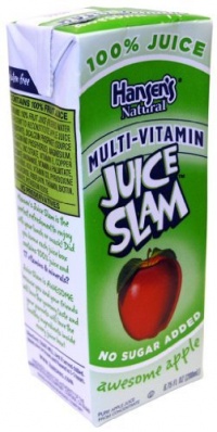 Hansen's Awesome Apple Juice Slam, 6.75 Ounce Boxes (Pack of 40)