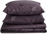 White Label by Calvin Klein Elm Duvet Set, Twin, Prune