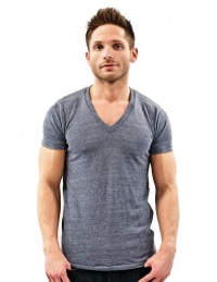 Alternative Men's Boss V-Neck Tee, Eco True Navy, X-Large