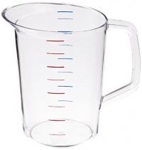 Rubbermaid Commercial Products FG321800CLR 4-Quart Bouncer Measuring Cup