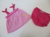 Juicy Couture Baby Pink Velour 2 Piece Diaper Set (3-6 months)