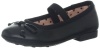 Geox Cplie2 Ballerina Flat (Toddler/Little Kid/Big Kid),Black,36 EU(4 M US Big Kid)