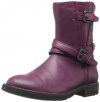 Geox CSOFIA1 Ankle Boot (Toddler/Little Kid/Big Kid),Dark Raspberry,31 EU (13 M US Little Kid)