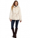 Jones New York Women's Hooded Faux Shearling