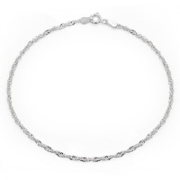 Bling Jewelry Sterling Silver Anklet Singapore Chain Ankle Bracelet