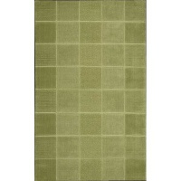 Nourison Westport Squares Green 5.0-Feet by 8.0-Feet 100% Wool Room Size Rug