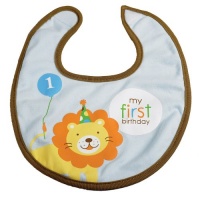 Creative Converting Sweet at One Boys First Birthday Fabric Bib