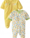 Gerber Unisex-Baby Newborn 2 Pack  Zip Front Sleep and Play