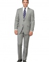 Jones New York Solid Gray Worsted Wool Suit 44 Long 44 L Euro 54 Pants 37W