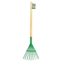 Toysmith 2298 27-Inch Kid's Metal Leaf Rake With Hardwood Handle