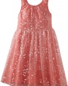 Ruby Rox Girls 7-16 Dress, Coral, 7