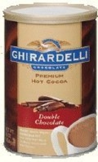 Ghirardelli Chocolate Premium Hot Cocoa Mix, Double Chocolate, 16-Ounce Tins (Pack of 4)