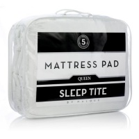 Sleep Tite by Malouf MATTRESS PAD Quilted Mattress Pad - Filled with Gelled Microfiber