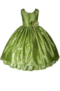 AMJ Dresses Inc Girls Sage Fairy Flower Girl Pageant Dress Sizes 2 to 12