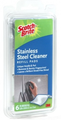 Scotch-Brite Stainless Steel Cleaner Refill(Pack of 8)