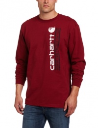 Carhartt Men's Graphic Vertical Logo Long Sleeve T-Shirt