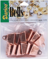 Darice Cow Bells 1.25 12/Pkg: Copper