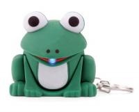 Kikkerland KRL12TC Frog LED Keychain with Sound