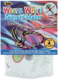 Toner Plastics Weave Wheel 4-Pack Lanyard Maker