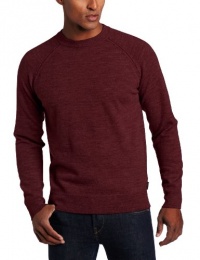 Woolrich Men's Barnstormer Crewneck Sweater, Dark Mulberry Heather, Small