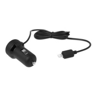 Kensington K39762AM PowerBolt 1A Direct Charge Car Charger for iPhone 5 - Retail Packaging - Black