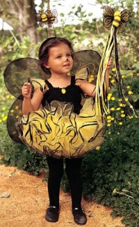 Buzzy Bee Toddler/Child Costume Black/Yellow XX-Small (18 Months-2T)