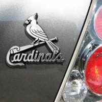 MLB St. Louis Cardinals Chrome Automobile Emblem