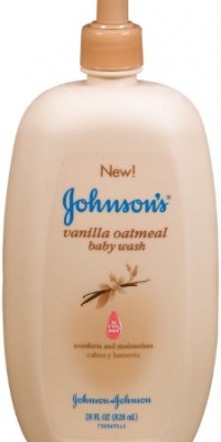 Johnson's Vanilla Oatmeal Baby Wash, 28 Ounce (Pack of 2)