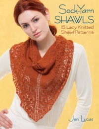 Sock-Yarn Shawls: 15 Lacy Knitted Shawl Patterns