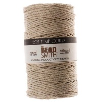 Hemp Twine Bead Cord 2mm 197 Feet NATURAL 42673