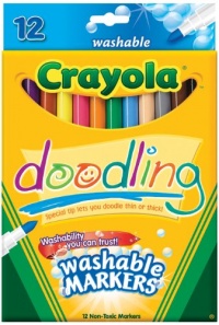 Crayola Doodling Fineline Washable Markers