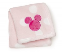 Disney Printed Embroidered Boa Blanket, Minnie