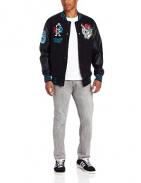 ecko unltd. Men's Component Fleece Varsity Jacket