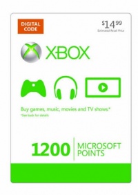 Xbox LIVE 1200 Microsoft Points [Online Game Code]